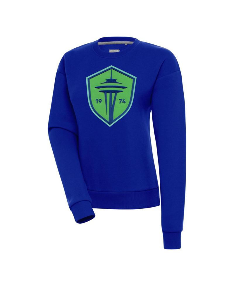 Women's Seattle Sounders FC Long-Sleeve Crewneck Pullover Sweatshirt
