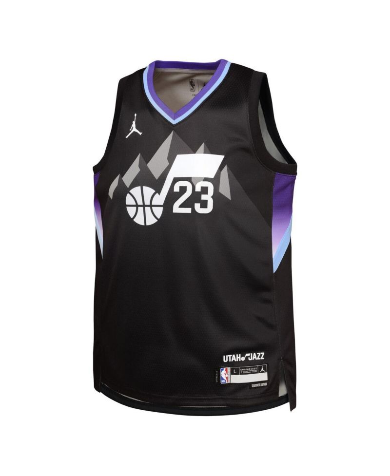 Big Boys and Girls Lauri Markkanen Black Utah Jazz Swingman Jersey - Statement Edition