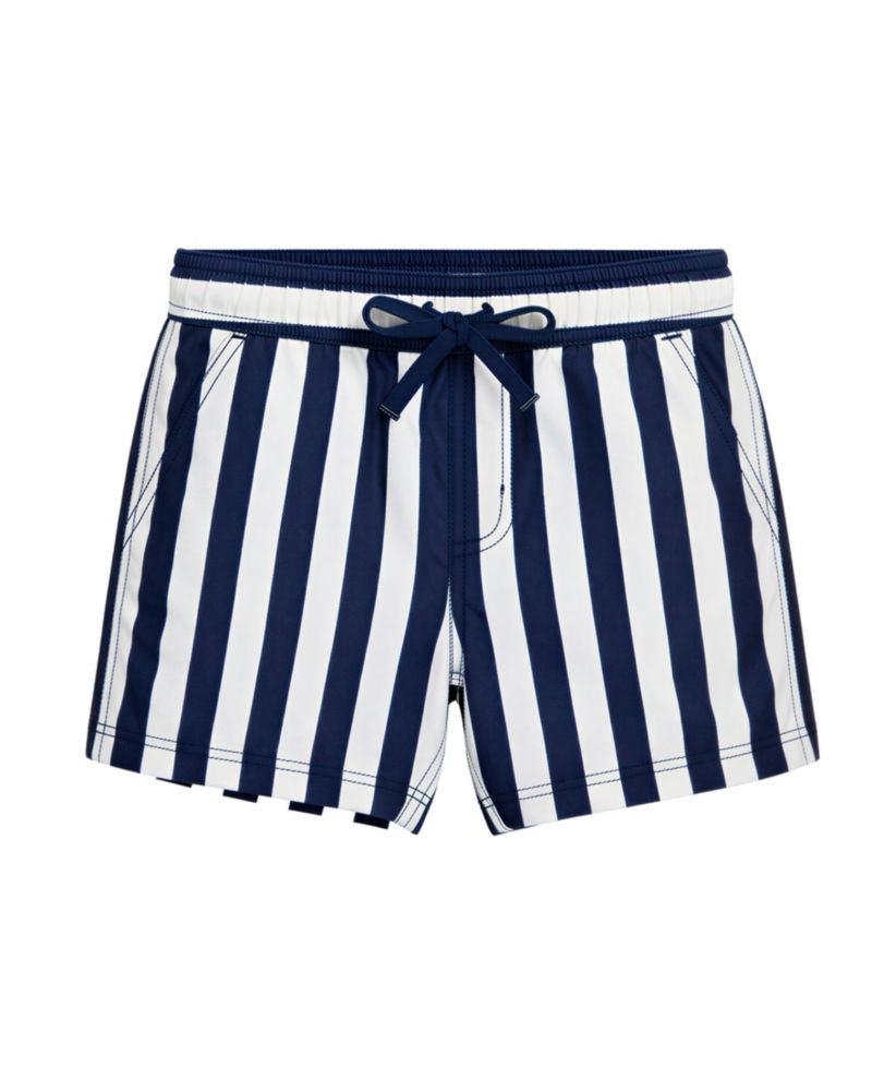 Baby Boys' Long-Sleeve Rashguard, Swim Trunks and Sun Hat, 3-Piece Set