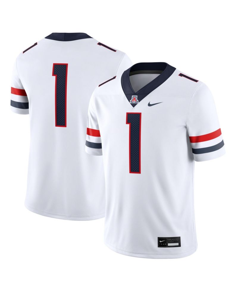 Men's #1 Navy Arizona Wildcats Home Game Football Jersey