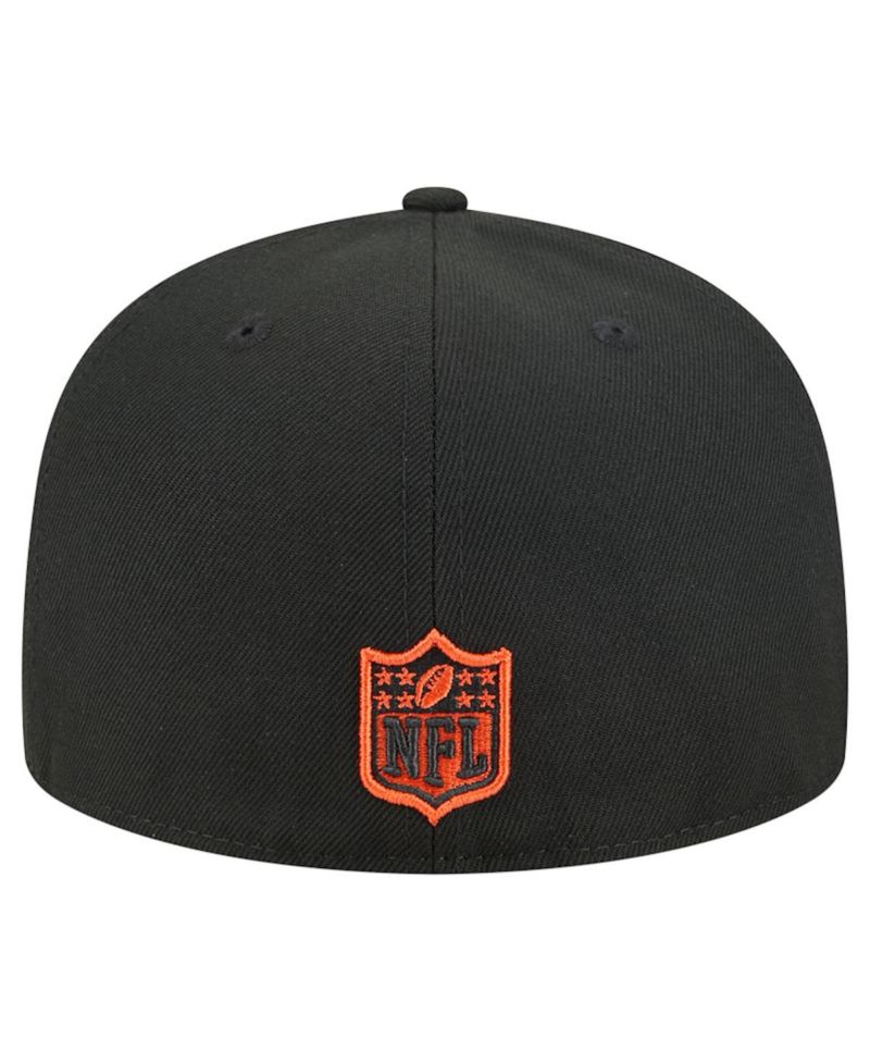 Men's Black Cincinnati Bengals Tri-Hit 59FIFTY Fitted Hat