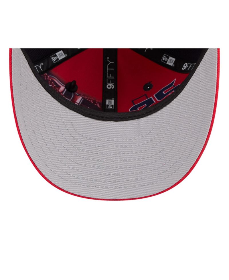 Big Boys and Girls Navy/Red Houston Texans 2026 NFL Draft Pre-Curved 9FIFTY Snapback Hat