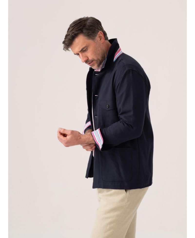Men's Kikoy Cotton Shirt Jacket