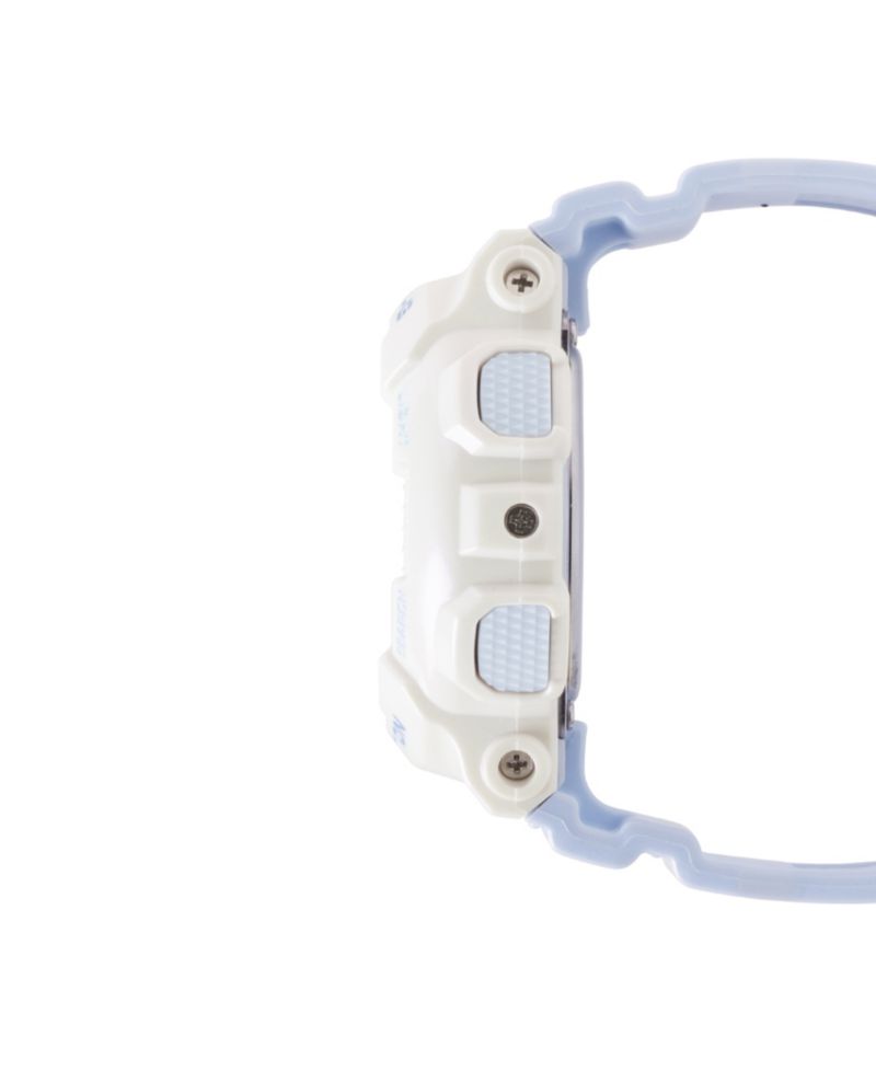 Women's Baby G Analog Digital Blue Resin Watch 43.4mm