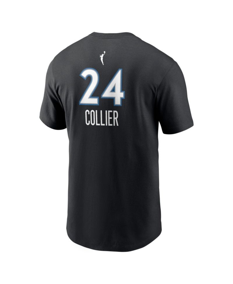 Men's Napheesa Collier Black Minnesota Lynx Name & Number Rebel Edition T-Shirt