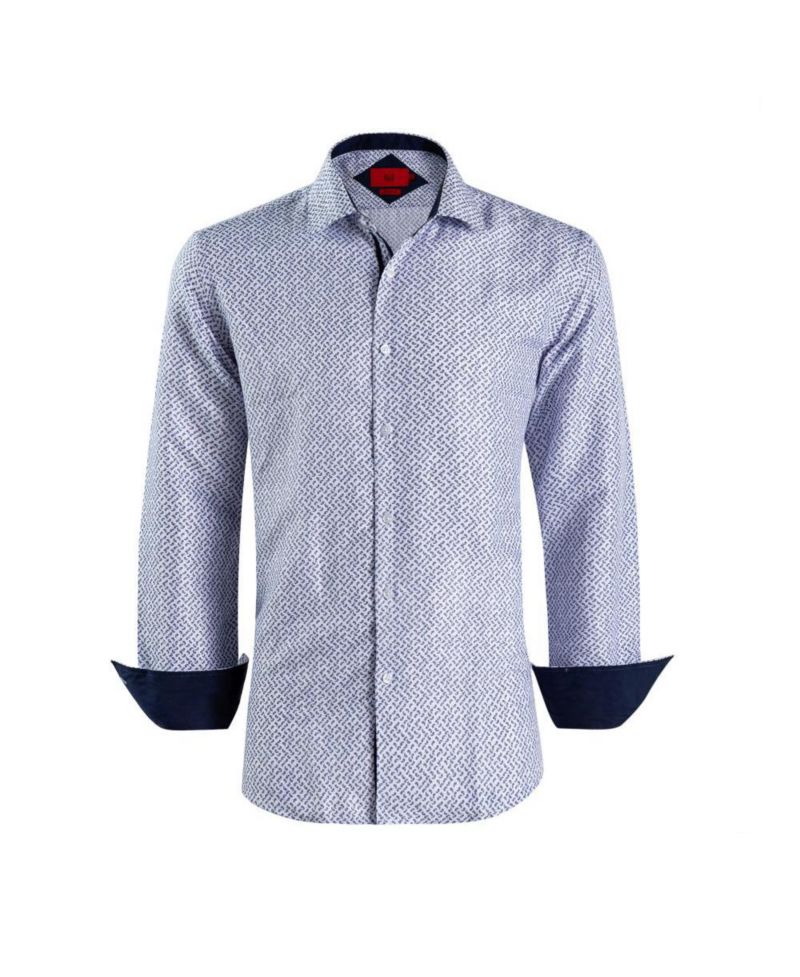 Men's Slim Fit Paisley Shirt By