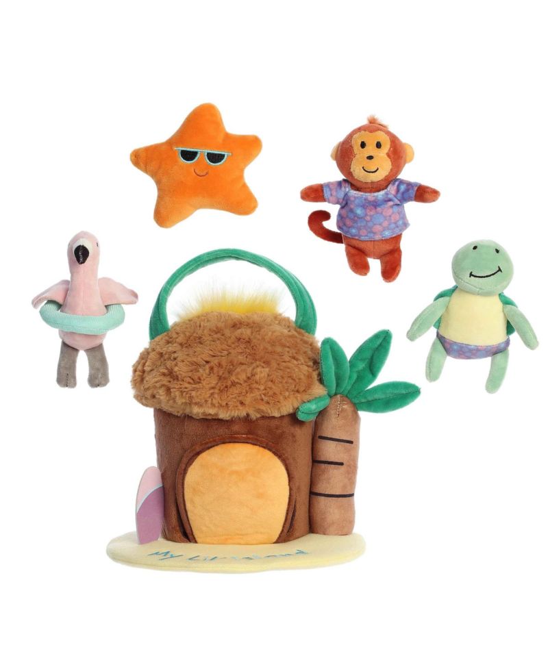 My Lil' Island Interactive Plush Island-Themed Baby Toy, 5-Piece Set