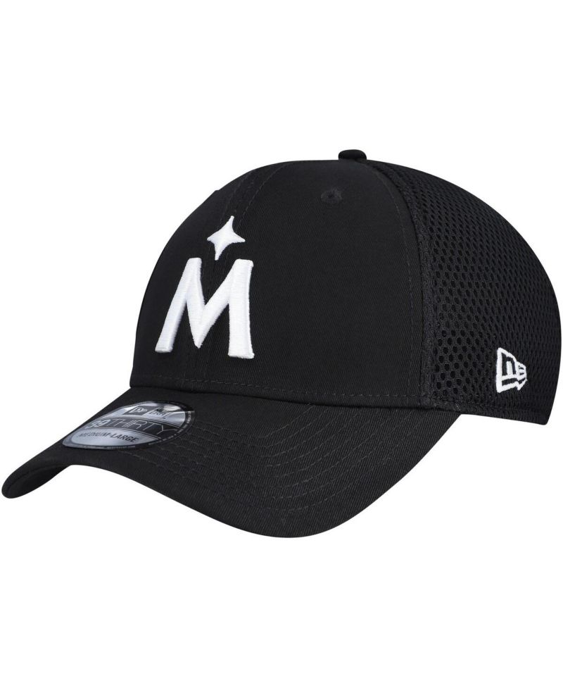 Men's Minnesota Twins Evergreen Black White Neo 39THIRTY Flex Hat
