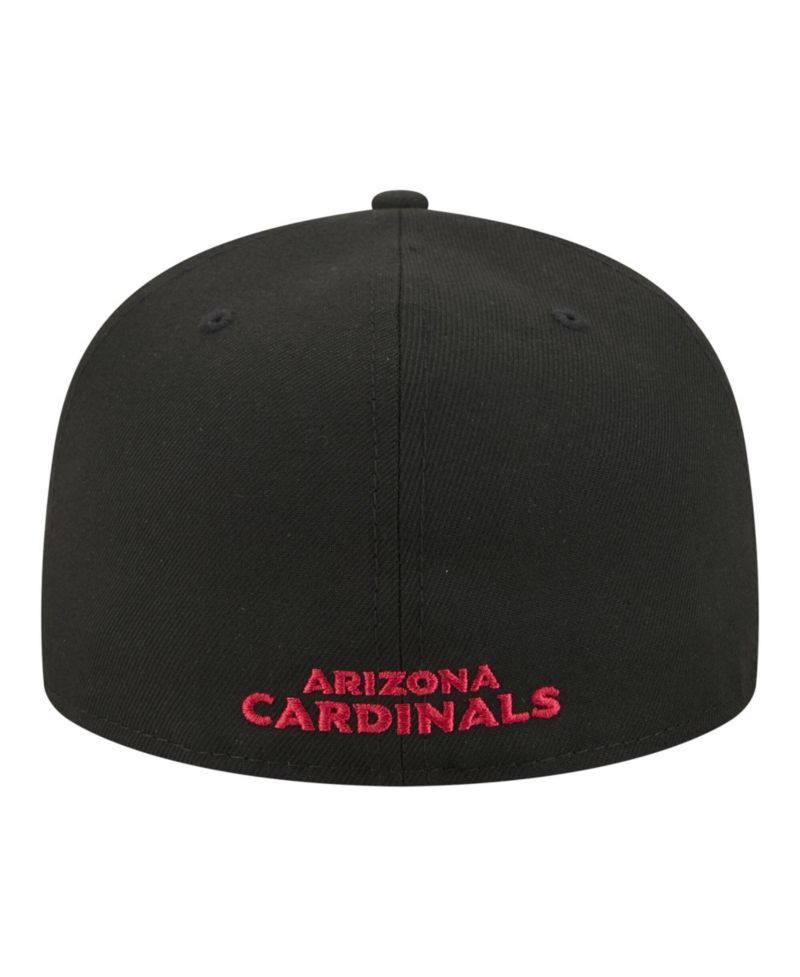 Men's Black Arizona Cardinals 59FIFTY Fitted Hat