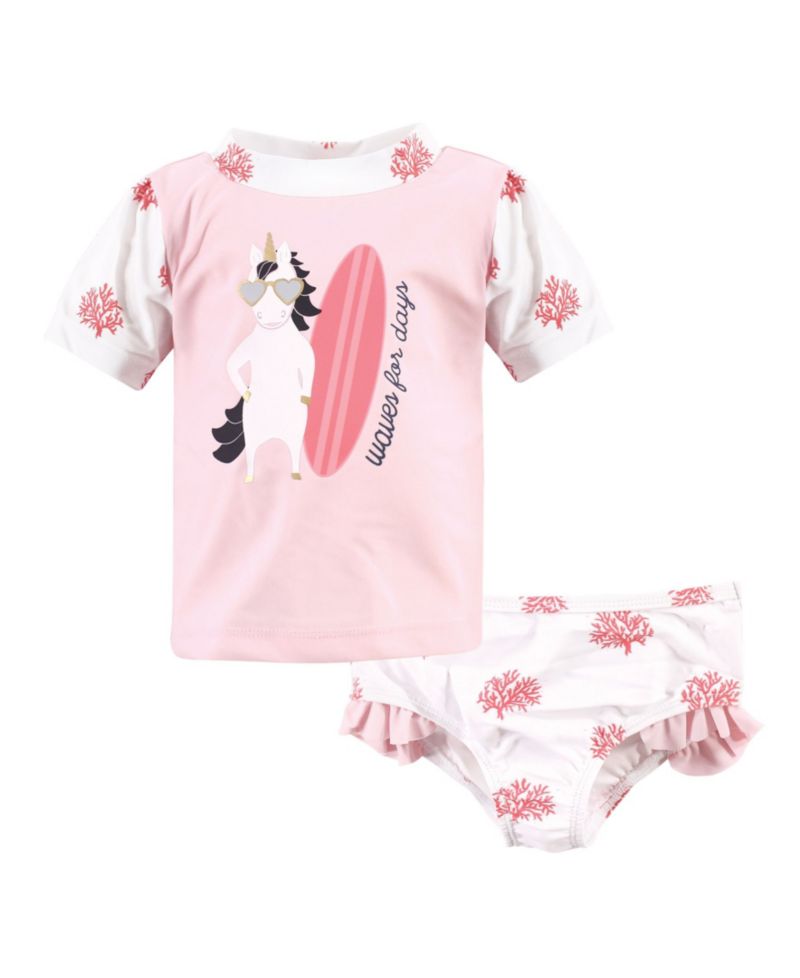 and Swim Rashguard Set, Mermaid