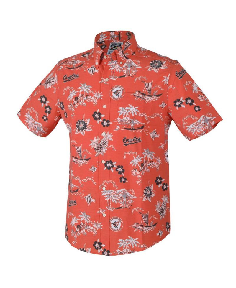 Men's Orange Baltimore Orioles Kekai Button-Down Shirt