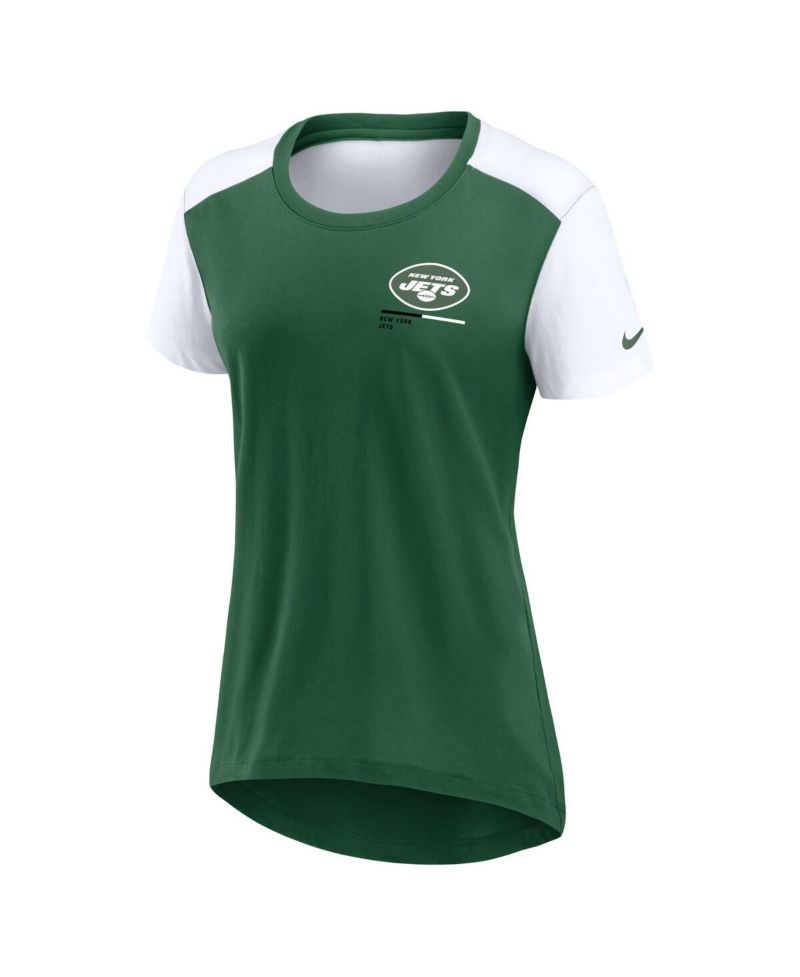 Women's Green New York Jets Performance Fashion T-Shirt