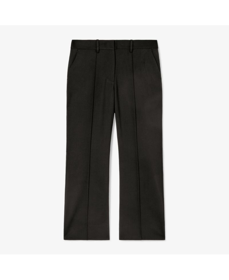 Tessa Kick Flare Trouser - Washable Wool Twill