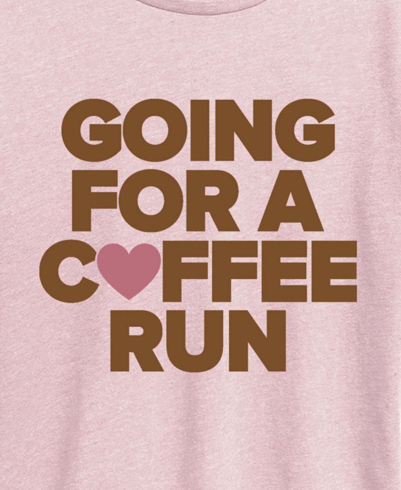 Juniors' Coffee Run Graphic Tee