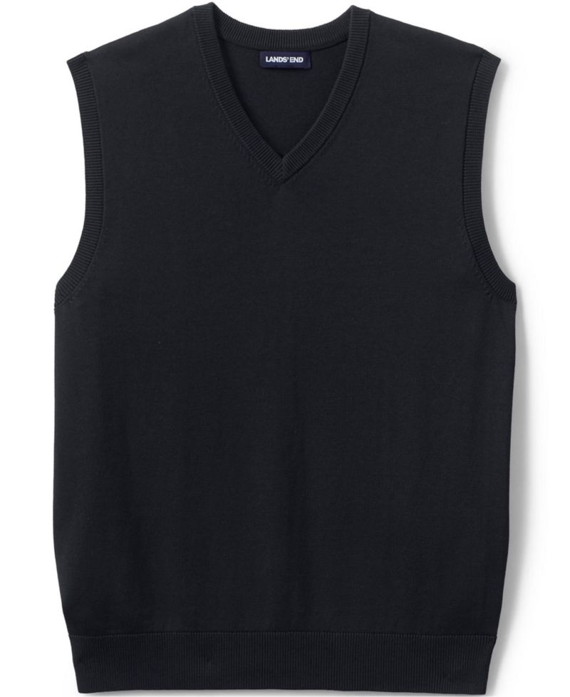 Men's Cotton Modal Fine Gauge Sweater Vest