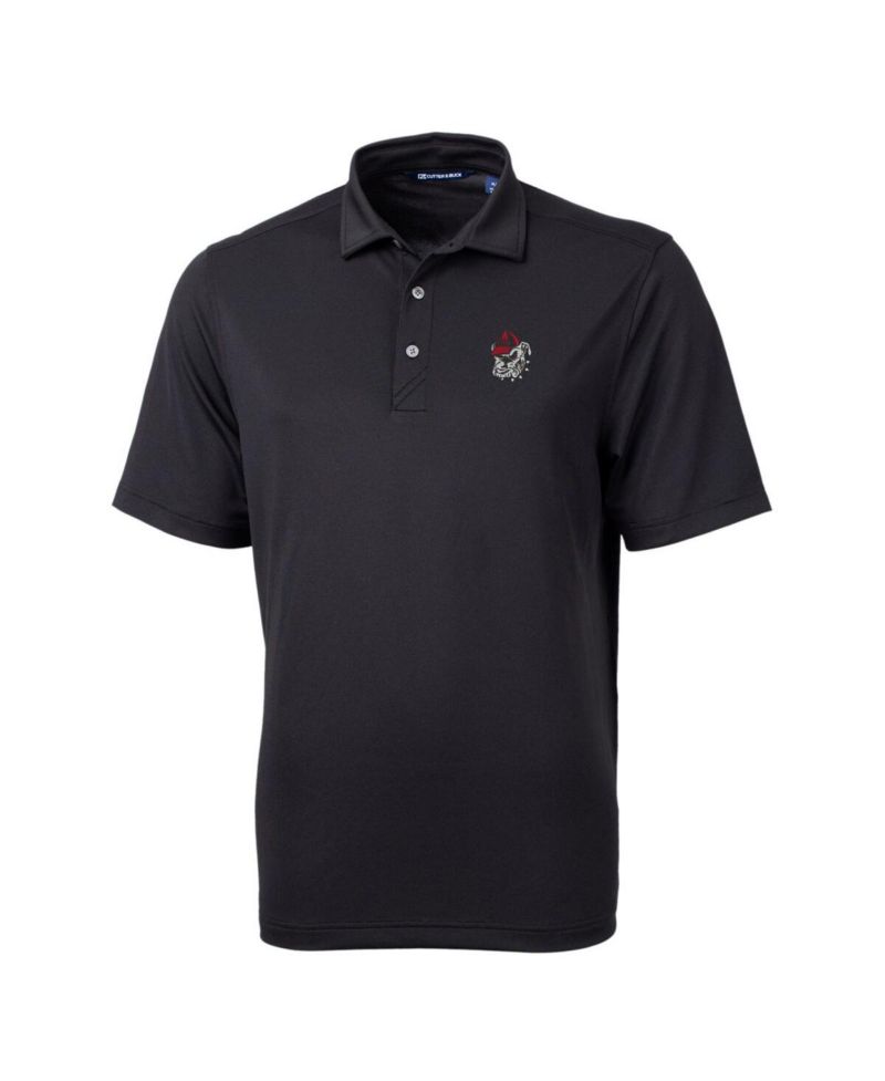 Men's Black Georgia Bulldogs Big & Tall Virtue Eco Pique Polo Shirt