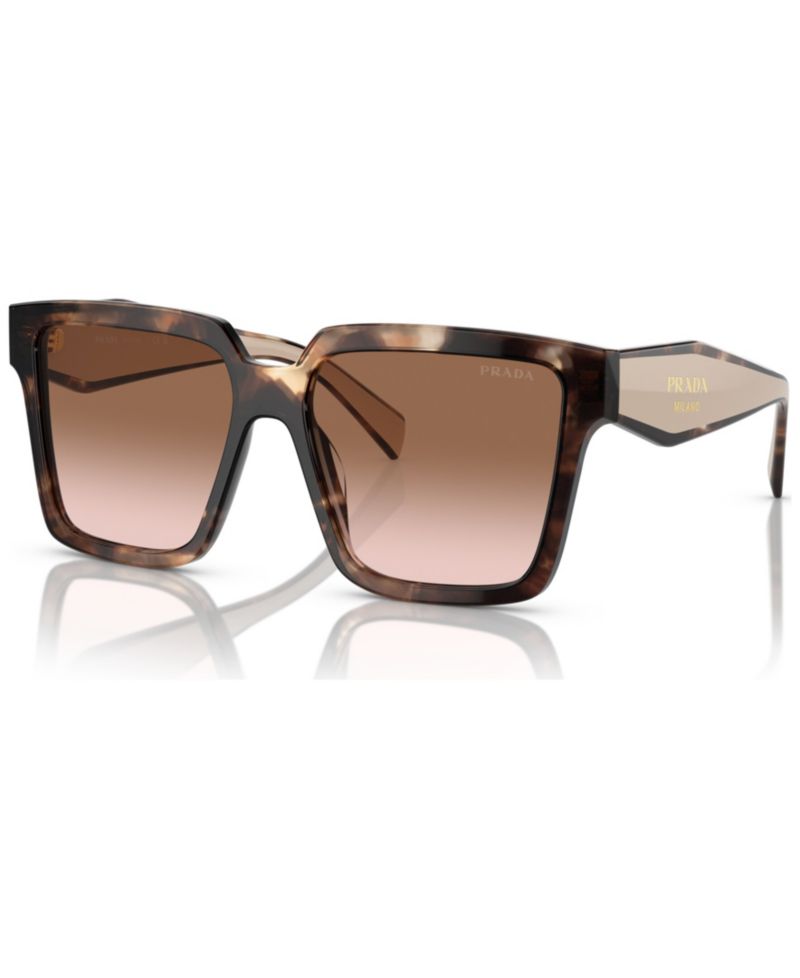 Oversized Low Bridge Women's Sunglasses, PR 24ZSF