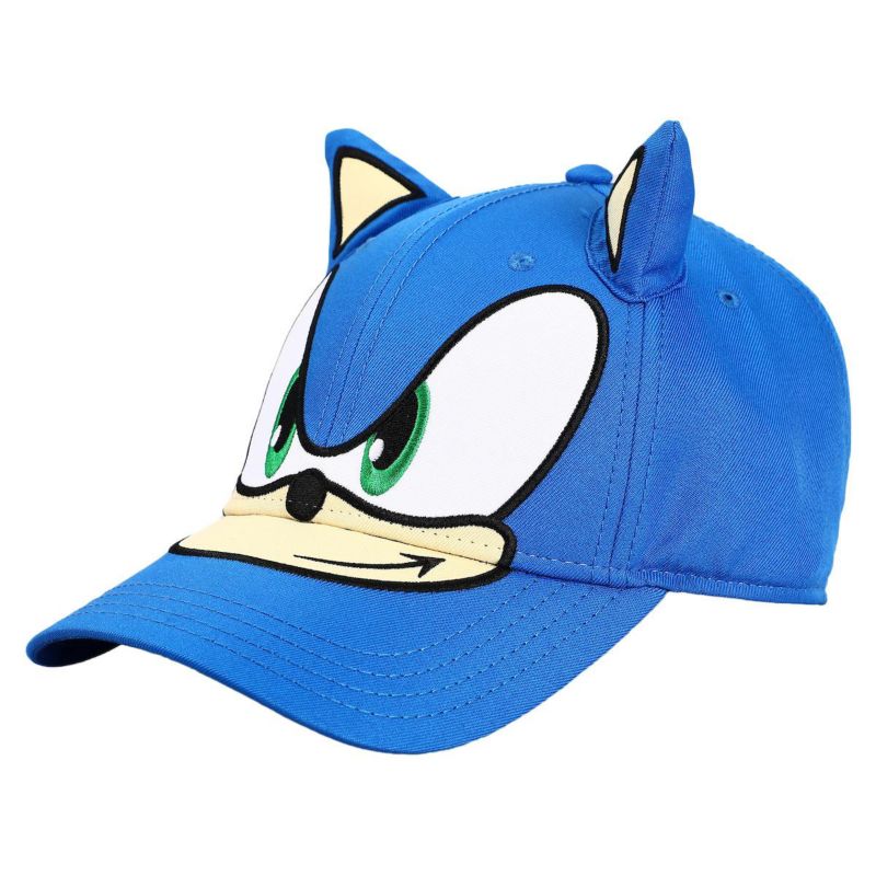 Men's Face with Plush Ears Snapback Hat