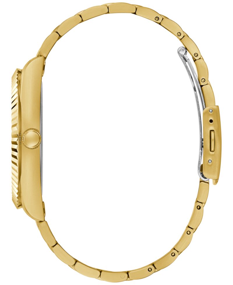 Men's Gold-Tone Stainless Steel Bracelet Watch 42mm