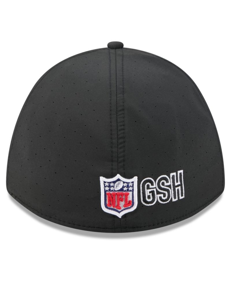 Men's Black Chicago Bears 2026 NFL Cruical Catch 39THIRTY M-Crown Stretch Hat