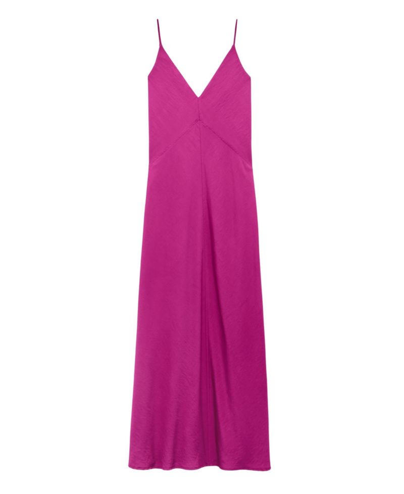 Women's Air Flow Seam Detail Maxi Slip Dress