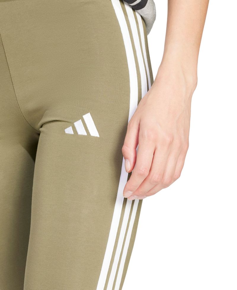 Plus Size Essentials 3-Stripes Cotton Leggings