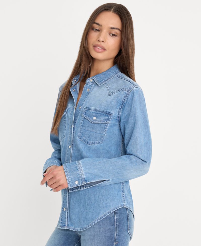 Women's Dolly Slim-Fit Long-Sleeve Denim Shirt