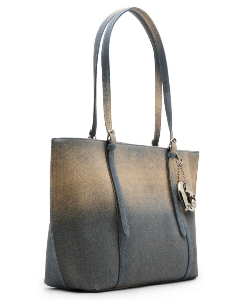 Slouchy Denim Tote Handbag