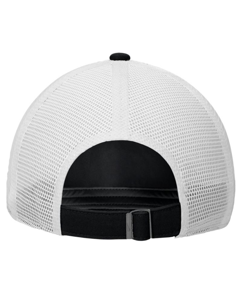 Men's Black/White LA28 Summer Olympics Club Trucker Adjustable Hat