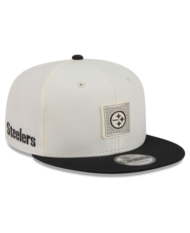 Men's Cream/Black Pittsburgh Steelers 2026 NFL Training Camp 9FIFTY Snapback Hat