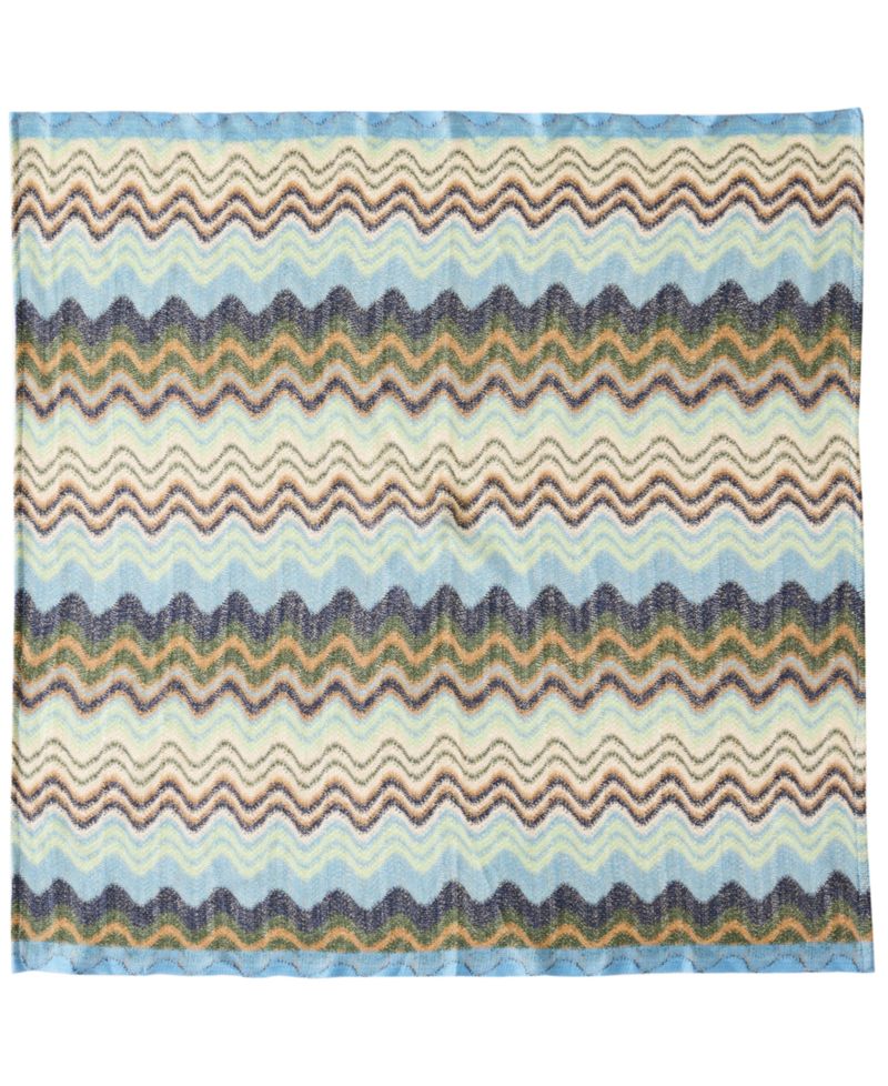 Wavy Shimmer Square Scarf