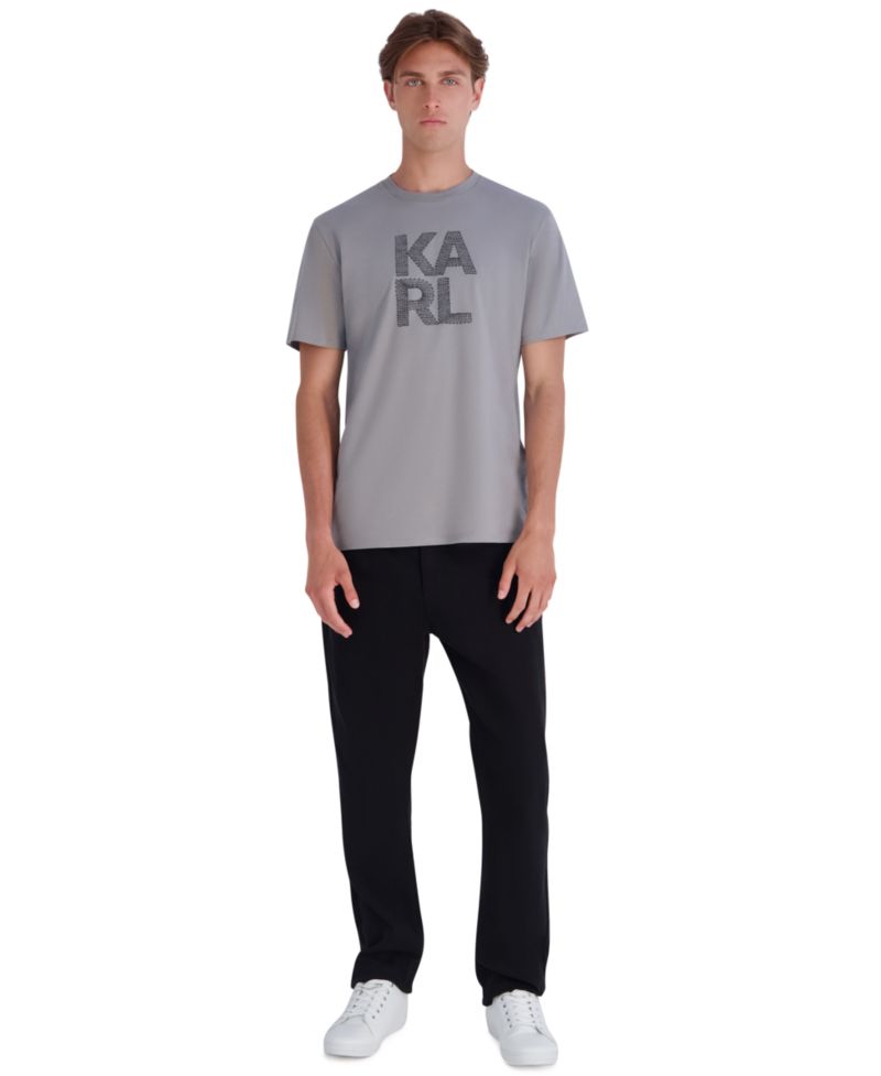 Men's Faux Embroidered Graphic T-Shirt