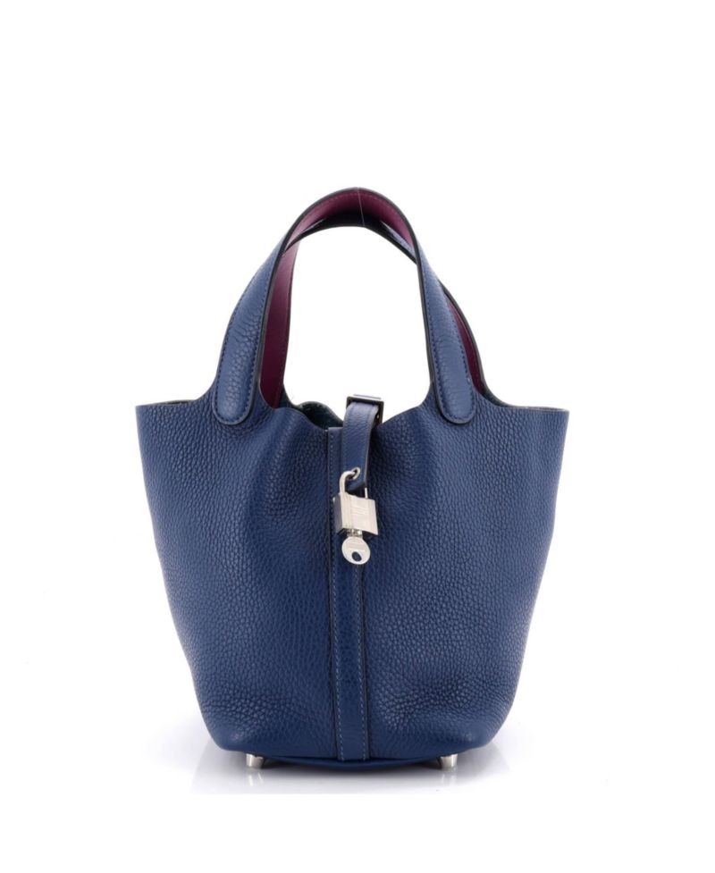 Pre-Owned Hermes PM Eclat Picotin Lock Bag Clemence