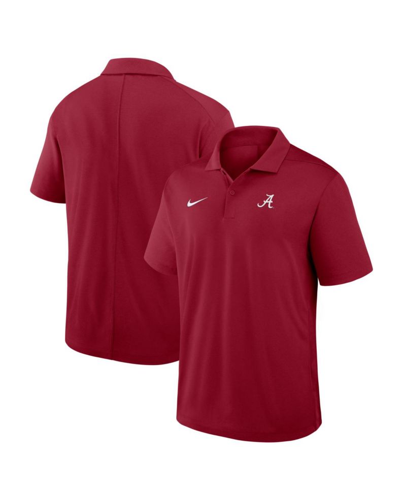 Men's Crimson Alabama Crimson Tide Primetime Victory Plus Dri-FIT Polo Shirt