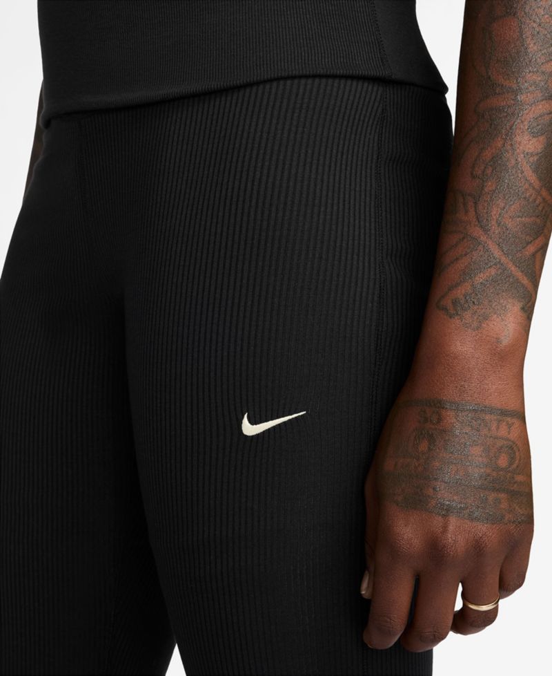 Women's Sportswear Chill Knit Mid-Rise Tight Ribbed Pants