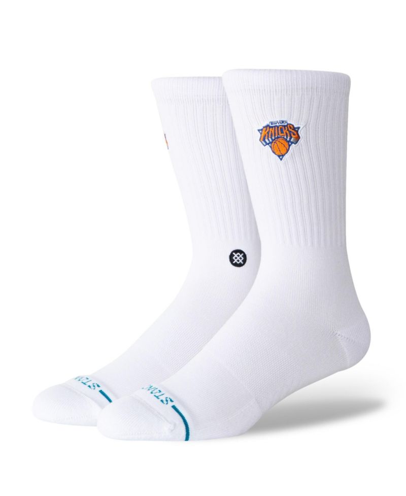 Men's & Women's New York Knicks Crested Cotton-Blend Crew Socks