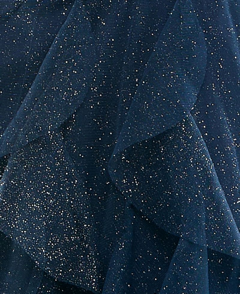 Juniors' Strappy Petal Detail Skirt Dress