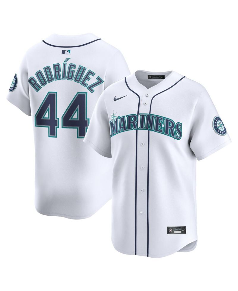 Men's Julio Rodríguez White Seattle Mariners Home Limited Player Jersey