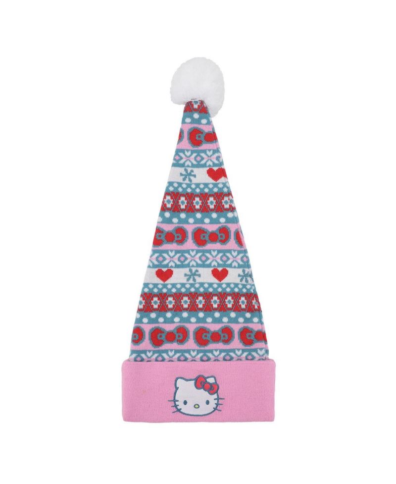 Men's Holiday Pattern Santa Hat