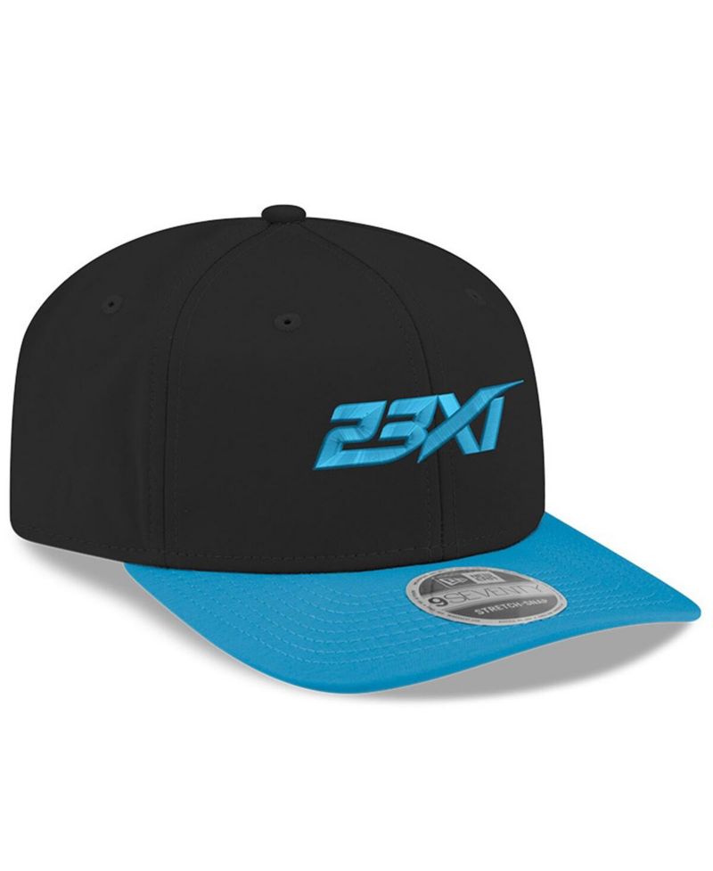 Men's Black/Blue 23XI Racing 9SEVENTY Team Adjustable Hat