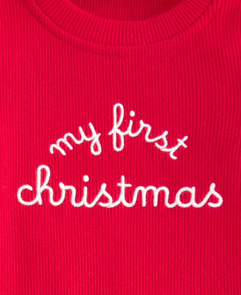Baby 0M-24M My First Christmas Coverall