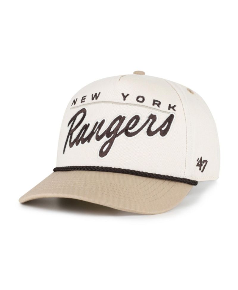Men's '47 Natural/Tan New York Rangers Neutral Terrain Hitch Rope Adjustable Hat