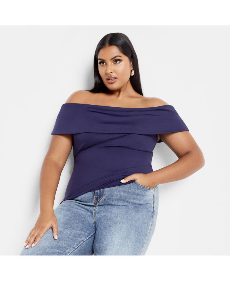 Plus Size Mischa Print Top