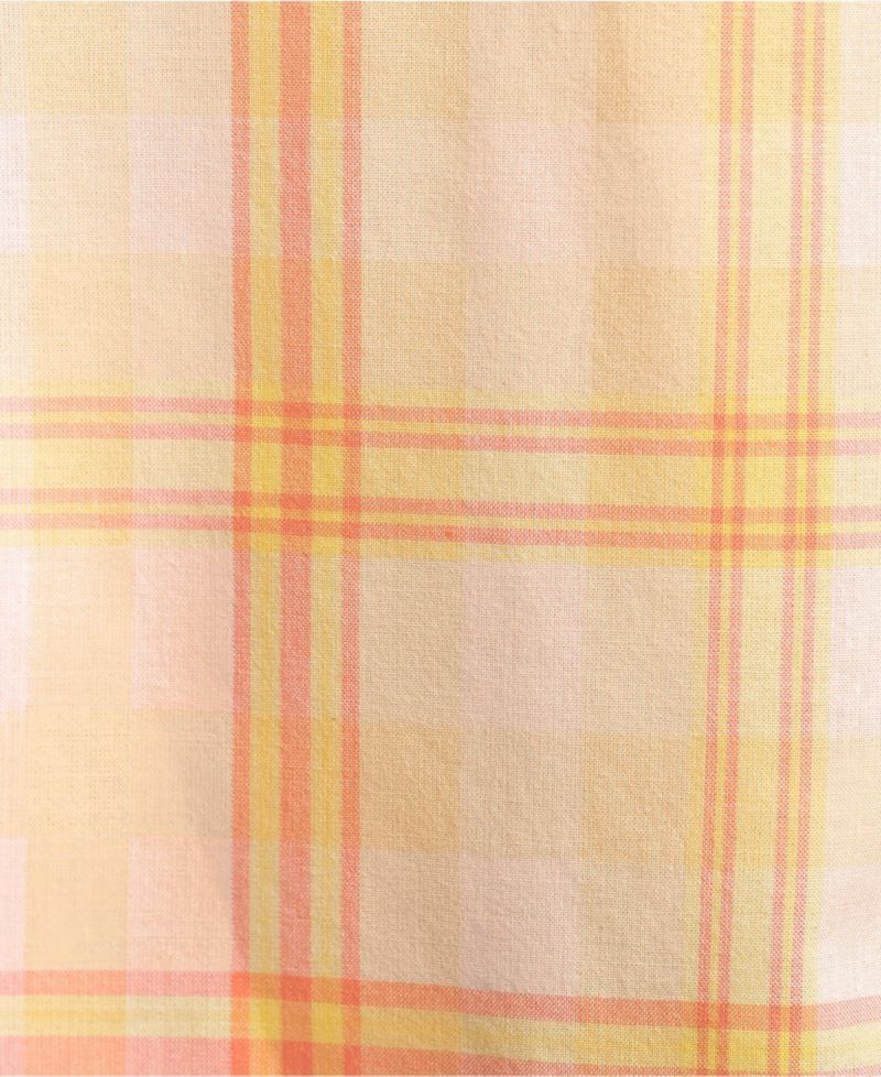 Men's Traditional Fit Short Sleeve Madras Shirt