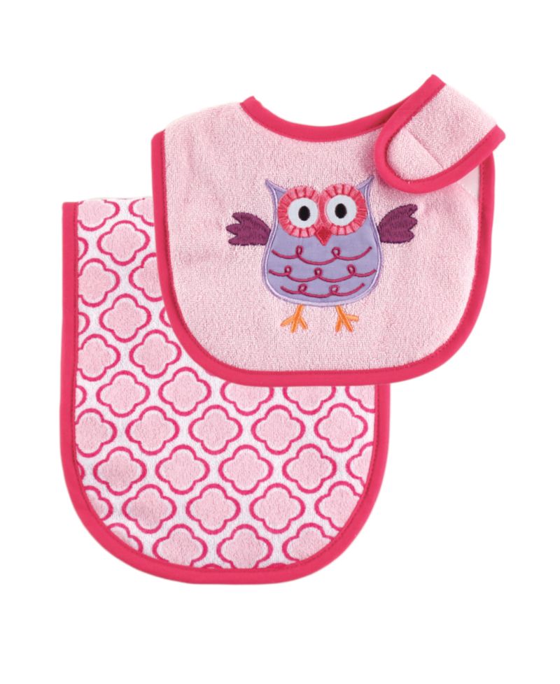 Girl's Bib and burp