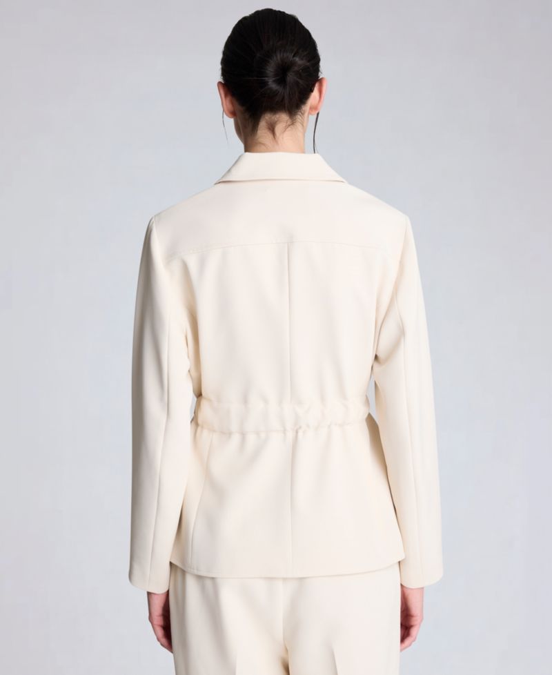 Women's Notch Collar Vision Twill Belted Jacket