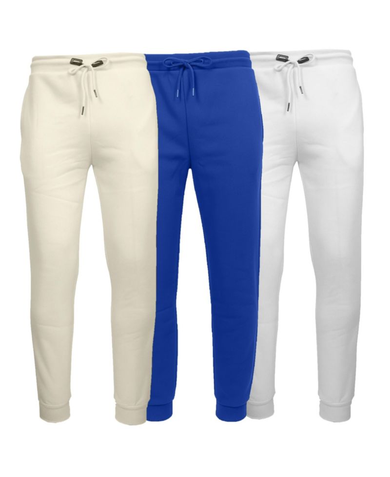 Men's Slim-Fit Jogger Sweatpants, 3-Pack