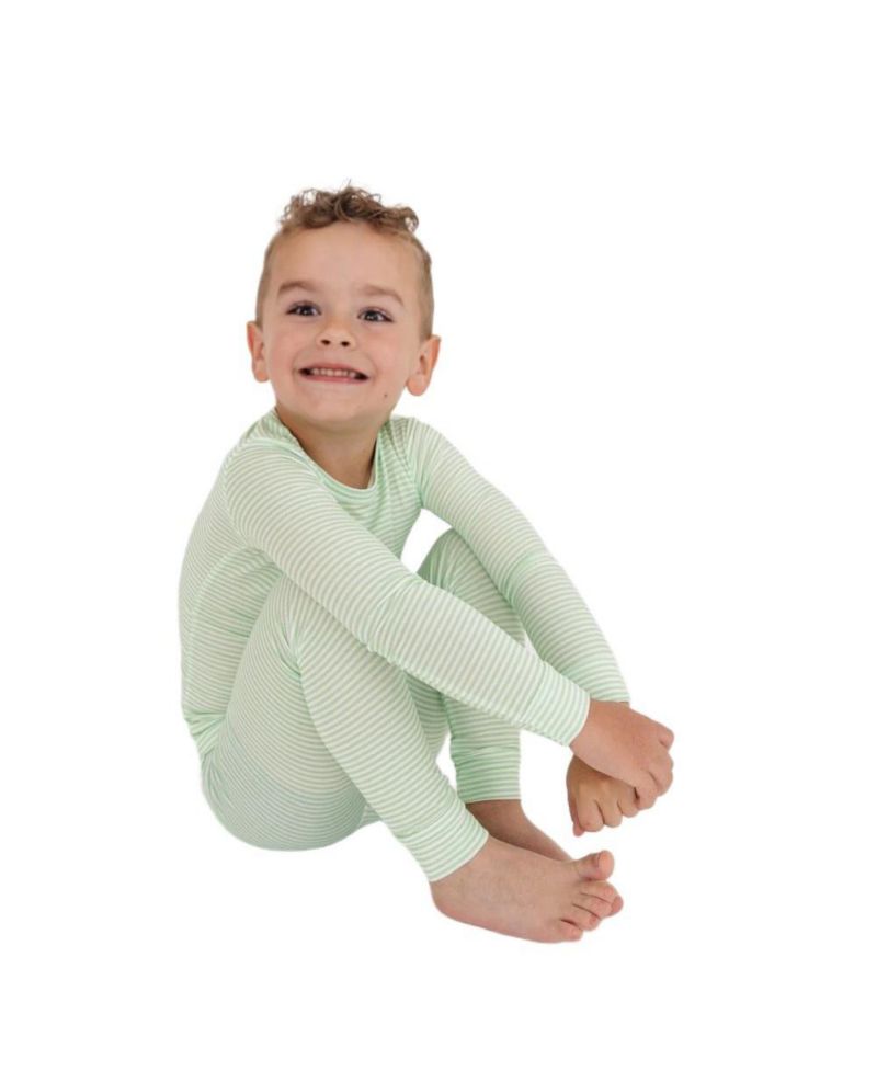 Baby Boys Pear Stripe Pajama Set