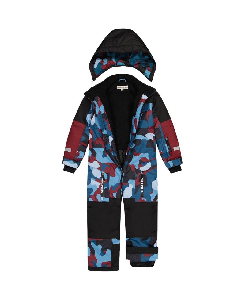 Little and Big Boy ( 6TO 14 ) One Piece Teknik Snowsuit