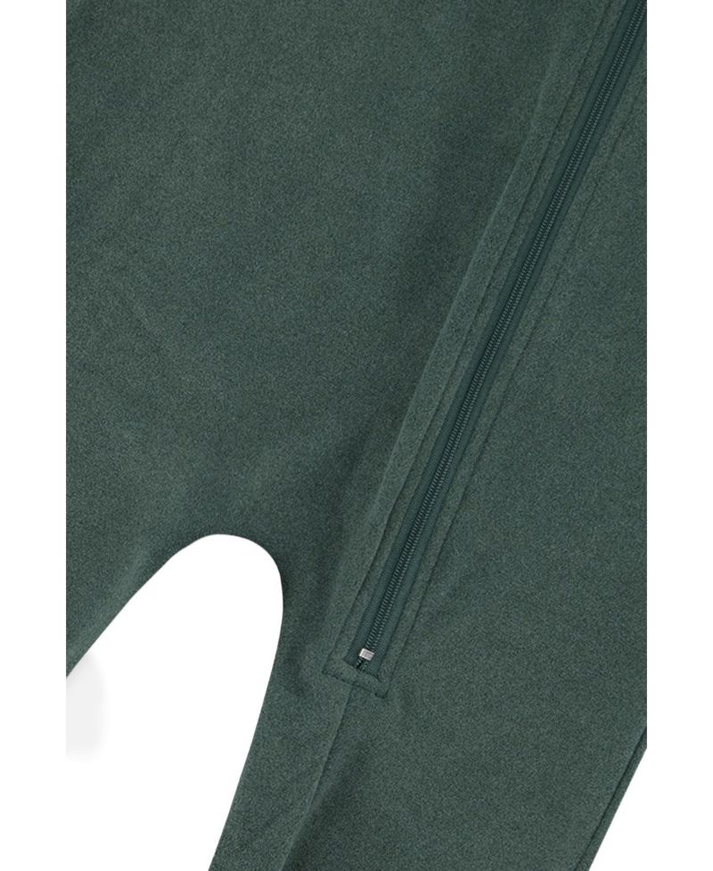 Little and Big Unisex (size 6 to 14 ) One Piece Thermal Underwear Sage